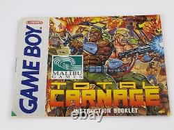 Total Carnage Nintendo Game Boy Boxed UKV