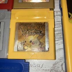 ULTIMATE POKÉMON Game Boy Color BUNDLE YELLOW RED BLUE SILVER GOLD AUTHENTIC