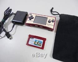 USED Game Boy Micro Famicom Color Console with Super Mario Bros. Japan 840w