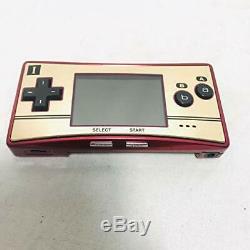 USED Nintendo Game Boy MIcro 20th Anniversary Famicom Color Mario Console Japan