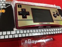 USED Nintendo Gameboy Micro Famicom Color Console 20th Anniversary With Box In S