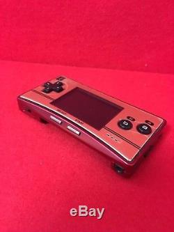 USED Nintendo Gameboy Micro Famicom Color Console 20th Anniversary with case F/S