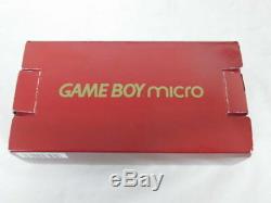 V3185 Nintendo Gameboy micro console Famicom color Japan withbox pouch adapter