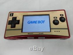 V4090 Nintendo Gameboy micro console Famicom color Japan withbox adapter