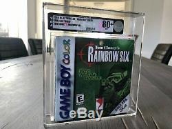 VGA Rainbow Six Gameboy Color VGA 80+ Silber Sealed Nintendo SNES NES