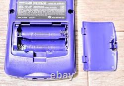 Very Rare Unused Nintendo Game Boy Color purple Console CGB-001 From Japan