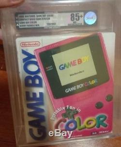 Vga Uncirculated 85+ Gold Graded Sealed Gameboy Color Pink Console Cib Box Game