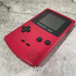 Vintage Nintendo Game Boy Color CGB-001 Pink Handheld System