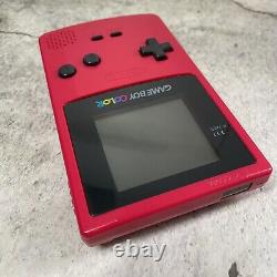 Vintage Nintendo Game Boy Color CGB-001 Pink Handheld System