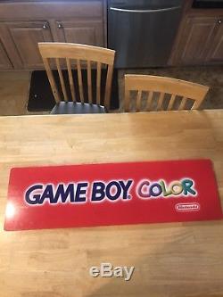 Vintage Nintendo Gameboy Color Sign