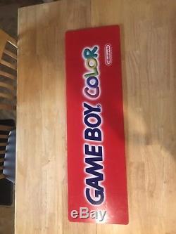 Vintage Nintendo Gameboy Color Sign