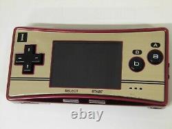 W4679 Nintendo Gameboy micro console Famicom color Japan withbox pouch adapter