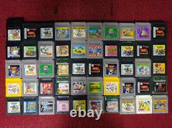 WHOLESALE Nintendo GAME BOY Color Soft Cartridge random Lot 100 set Junk mario