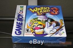 Wario Land 3 (Game Boy Color, 2000) H-SEAM SEALED! EXCELLENT! ULTRA RARE