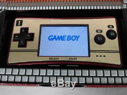 Y3037 Nintendo Gameboy micro console Famicom color Japan withbox adapter Mario