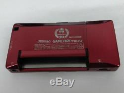 Y3586 Nintendo Gameboy micro console Famicom color Japan withbox pouch adapter x