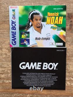 Yannick Noah All Star Tennis 2000 Nintendo Gameboy Color Game, Boxed! GC! FRA