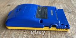 Yellow & Blue Pokemon Pikachu Limited Edition Nintendo Gameboy Color Console VGC