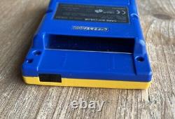 Yellow & Blue Pokemon Pikachu Limited Edition Nintendo Gameboy Color Console VGC