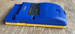 Yellow & Blue Pokemon Pikachu Limited Edition Nintendo Gameboy Color Console VGC