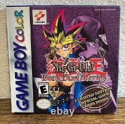 Yu-Gi-Oh Dark Duel Stories Game Boy Color + 3 Rare Cards Seiyaryu Salamandra CIB