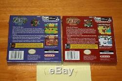 Zelda Oracle of Ages & Seasons (Gameboy Color) NEW SEALED FOIL FIRST PRINTS MINT