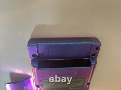 1 De 1 Violet Glitter Game Garçon Couleur Avec Écran LCD Mod + Mario & Yoshi? Jeu