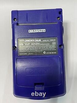 #10 Nintendo Game Boy Color Handheld Game Console / Testé/ Violet