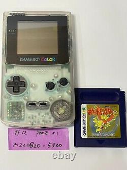 #12 Nintendo Game Boy Couleur Console De Poche Atomic/pocket Monster Gold/from Jpn