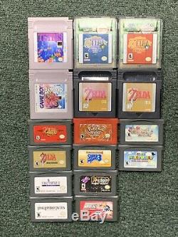 16 Jeux Nintendo Game Boy Pour Color, Advance Et Original. Zelda, Pokémon, Plus