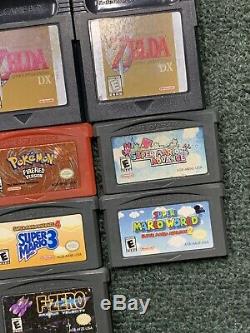 16 Jeux Nintendo Game Boy Pour Color, Advance Et Original. Zelda, Pokémon, Plus