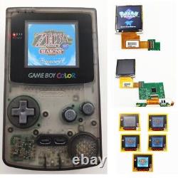 19 Couleurs Retrofit Jeu Garçon Couleur Gbc Console Avec Haute Lumière Rétroéclairée LCD Mod