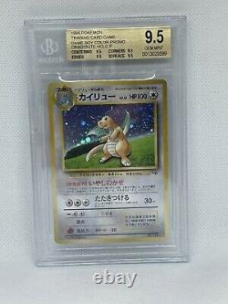 1998 Pokemon Japonais Promo Jeu Garçon Couleur Holo Dragonite #nno Bgs 9.5 Gem