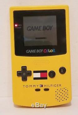 1999 Edition Limitée Nintendo Game Boy Couleur Tommy Hilfiger Edition Ultra Rare