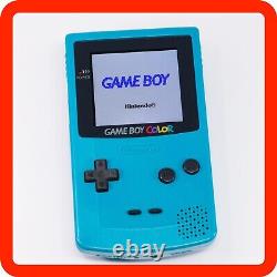 2.6 Grand Rétroéclairage Ips LCD Mod Nintendo Gameboy Couleur Tealblue Console Cgb-001