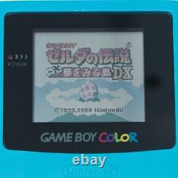 2.6 Grand Rétroéclairage Ips LCD Mod Nintendo Gameboy Couleur Tealblue Console Cgb-001