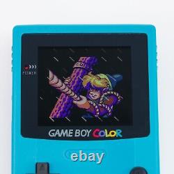 2.6 Grand Rétroéclairage Ips LCD Mod Nintendo Gameboy Couleur Tealblue Console Cgb-001