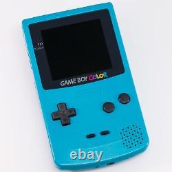 2.6 Grand Rétroéclairage Ips LCD Mod Nintendo Gameboy Couleur Tealblue Console Cgb-001