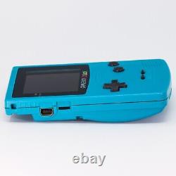 2.6 Grand Rétroéclairage Ips LCD Mod Nintendo Gameboy Couleur Tealblue Console Cgb-001