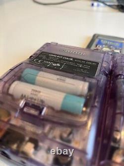 2 x Système de jeu portable Nintendo Game Boy Color violet atomique