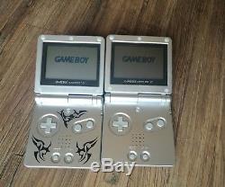 2x Console Nintendo Sp +3 Gameboy Advance + 2 Couleurs Gameboy. Des Charges D'extras