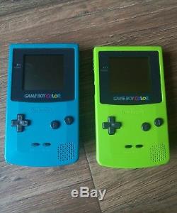 2x Console Nintendo Sp +3 Gameboy Advance + 2 Couleurs Gameboy. Des Charges D'extras