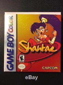 Aucun Jeu Ou Manuel Inclus! Game Boy Color Shantae Boîte Et Inserts Seulement