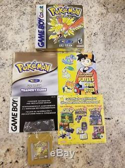 Authentique Complet En Boîte Pokemon Gameboy Couleur Game Boy Advance Lot Gbc Gba