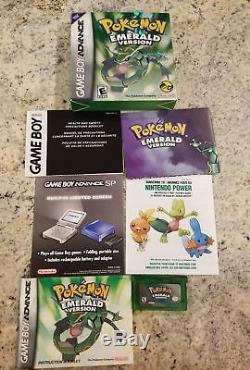 Authentique Complète Dans Boîte Pokemon Gameboy Couleur Game Boy Advance Lot Gbc Gba