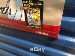 Authentique Nintendo Gameboy Color Pokemon Promo Retail Store Affichage Bannière