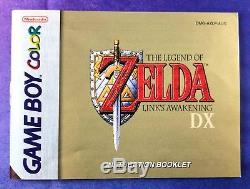Awakening DX De Zelda Link Pour Nintendo Gameboy Et GB Color. Achevée. Australien