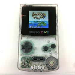 Blanc Clair Rénové Jeu Boy Couleur Gbc Console Avec High Backlight LCD Mod