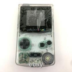 Blanc Clair Rénové Jeu Boy Couleur Gbc Console Avec High Backlight LCD Mod