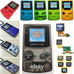 Blanc Clair Rénové Jeu Boy Couleur Gbc Console Avec High Backlight LCD Mod